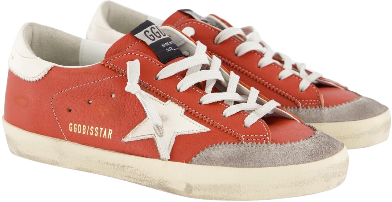 Golden Goose Dames Super-Star Rood