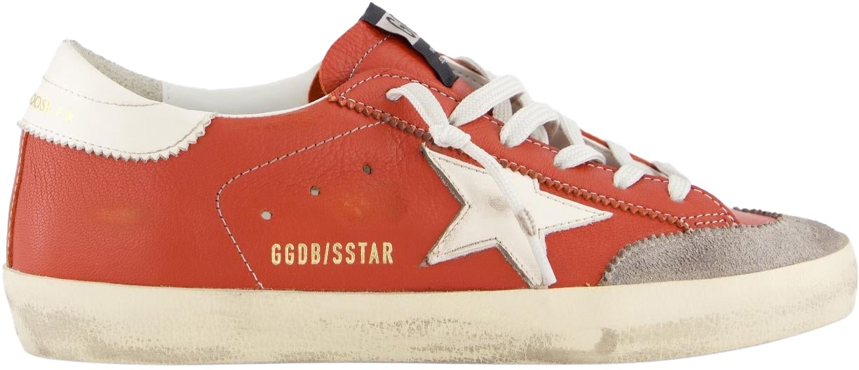 Golden Goose Dames Super-Star Rood