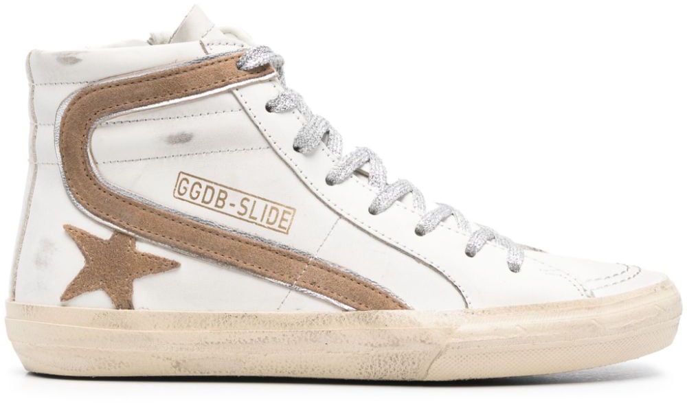 Golden Goose Sneakers Whitetabacco Bruin