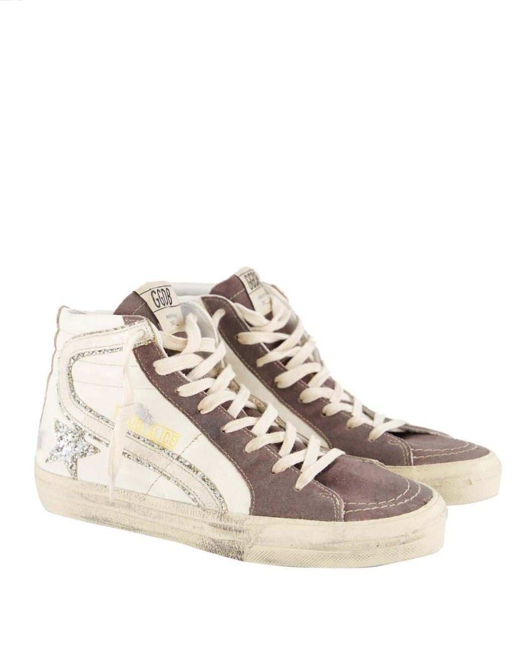 Golden Goose Dames Slide Wave Sneaker Wit Wit