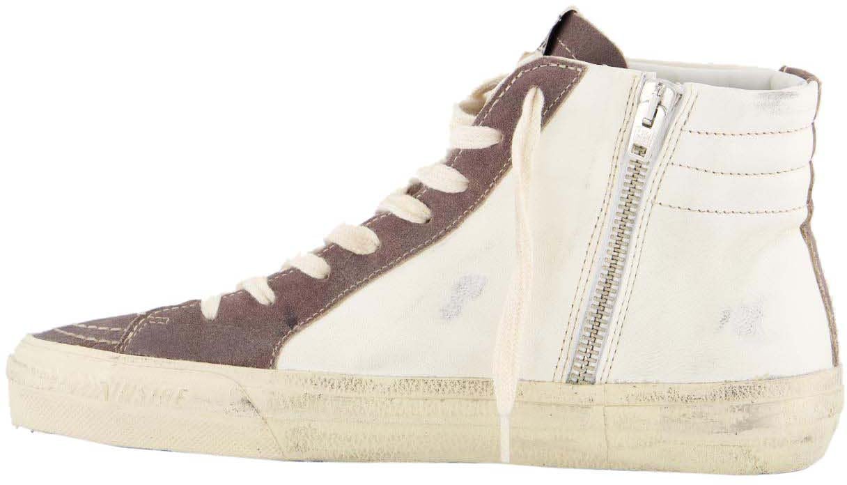 Golden Goose Dames Slide Wave Sneaker Wit Wit