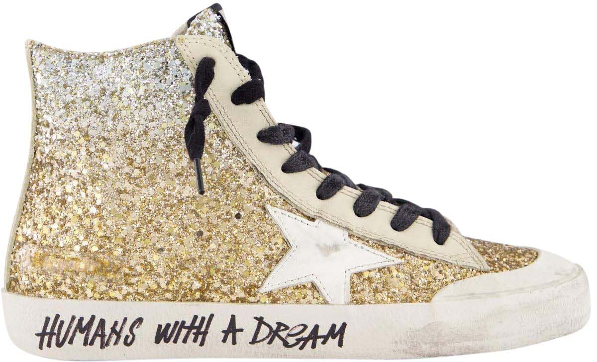 Golden Goose Dames Slide Wave Sneaker Metallic Metallic