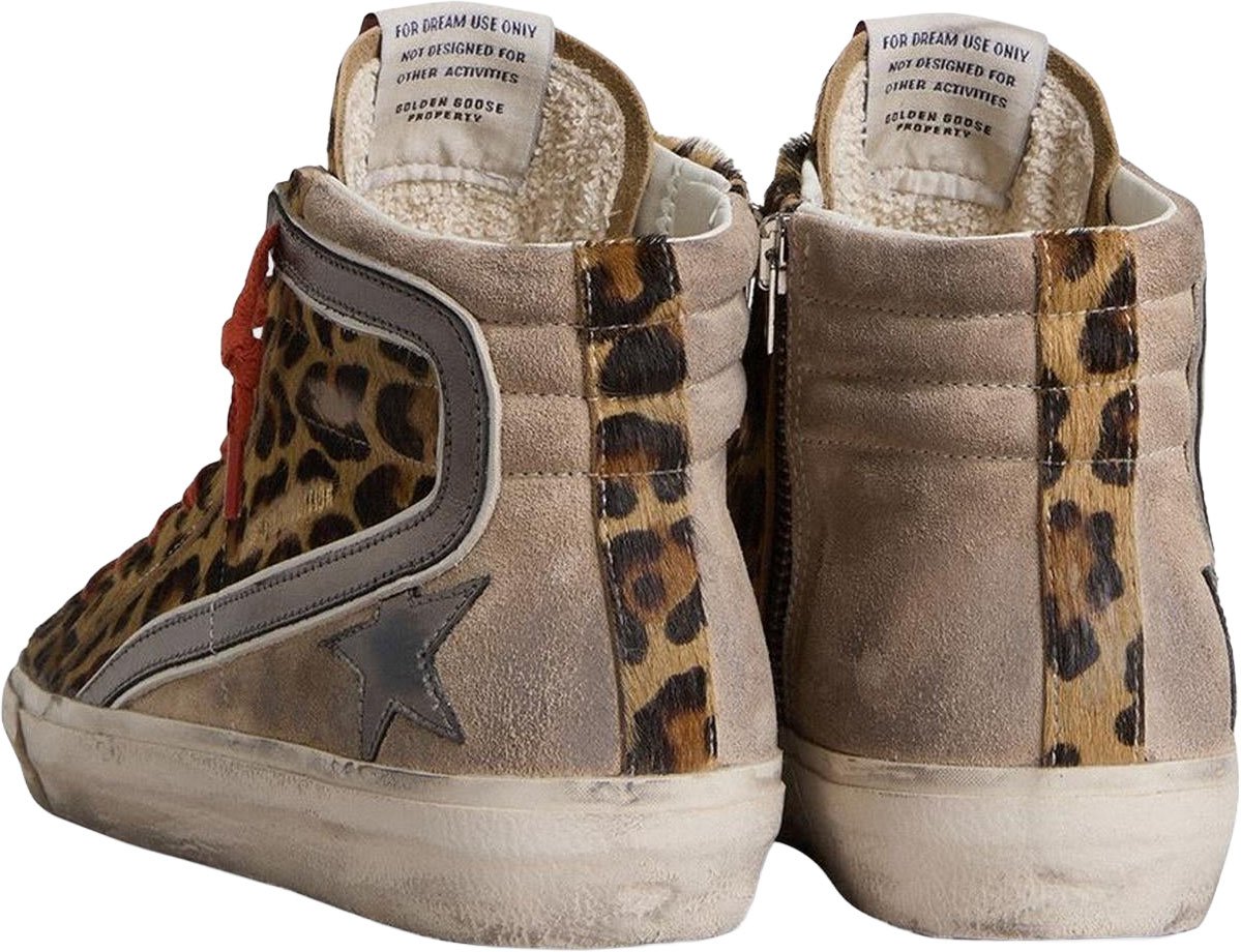 Golden Goose Dames Slide Horsy sneakers Beige