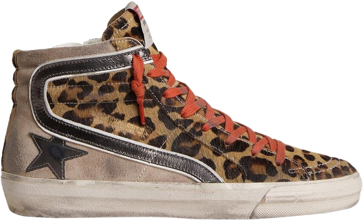 Golden Goose Dames Slide Horsy Beige