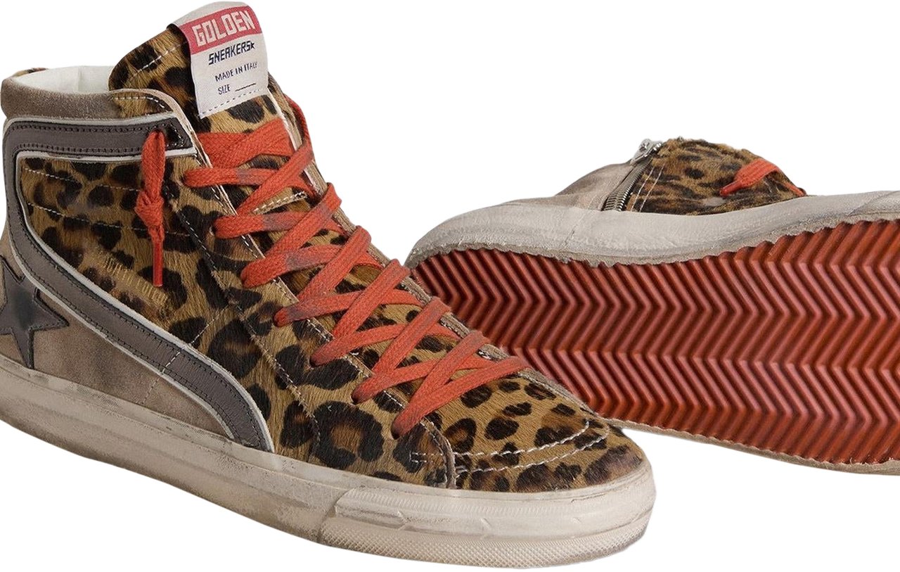 Golden Goose Dames Slide Horsy Beige