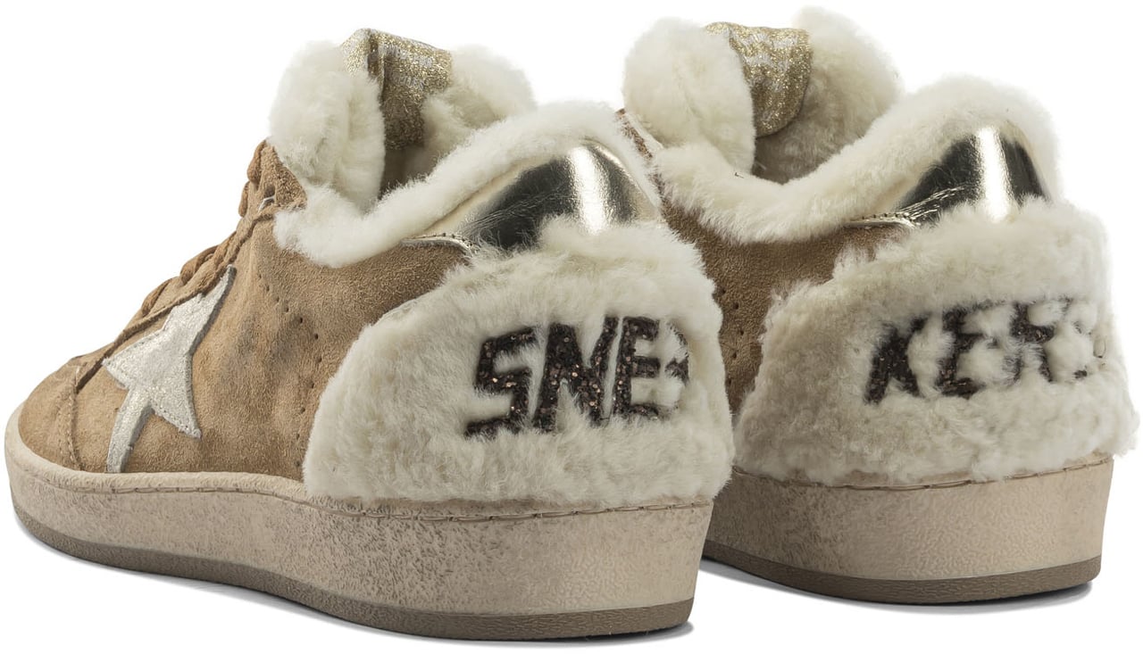 Golden Goose "Ball Star" Sneakers Beige