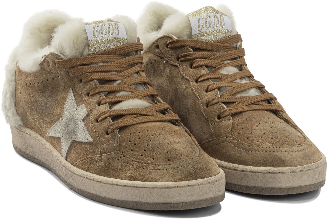 Golden Goose "Ball Star" Sneakers Beige