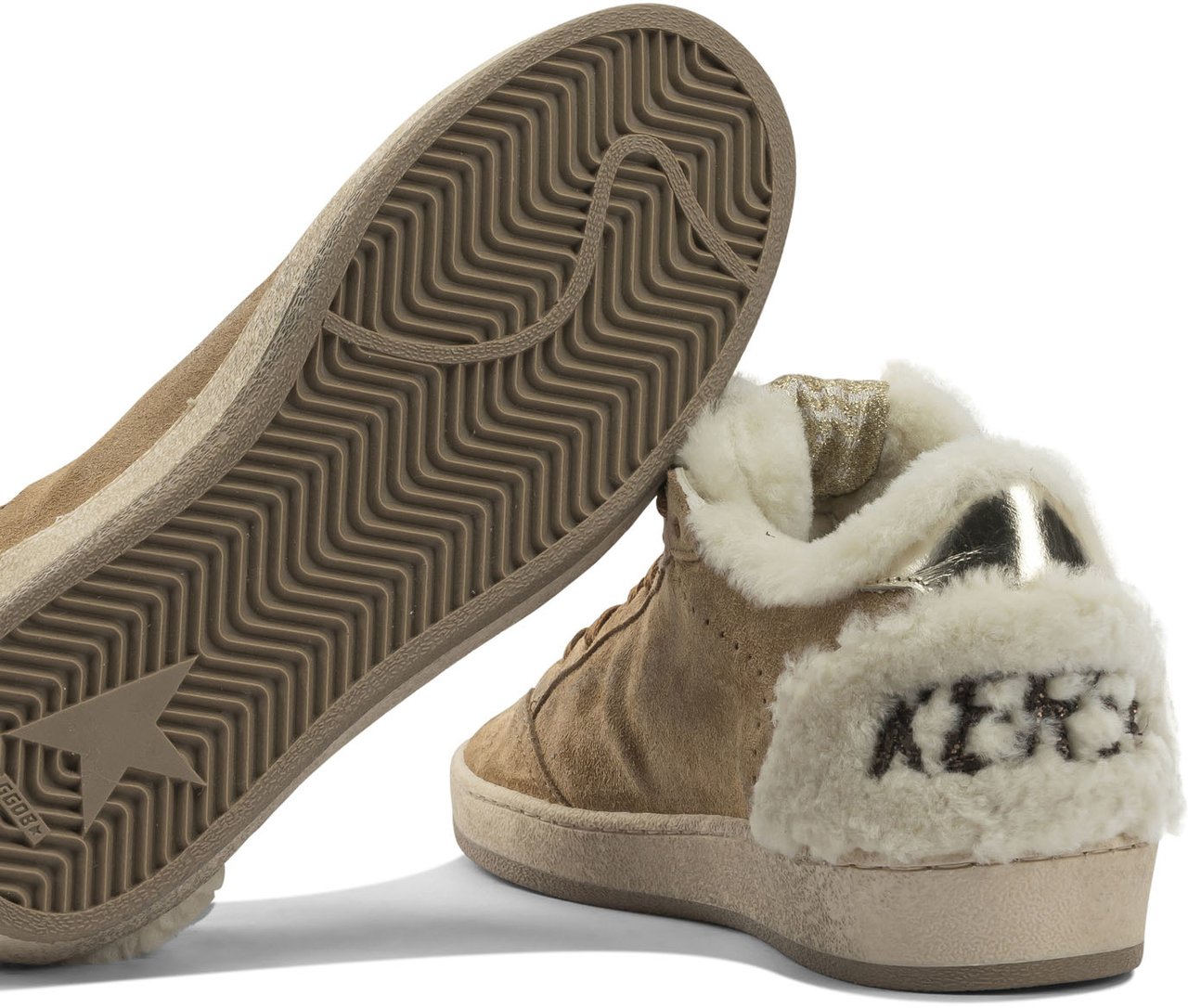 Golden Goose "Ball Star" Sneakers Beige