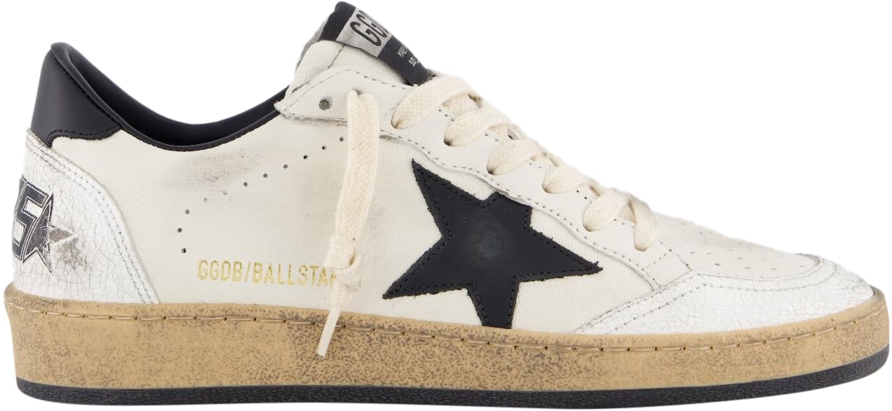 Golden Goose Dames Ballstar Sneaker Wit/Zwart Wit
