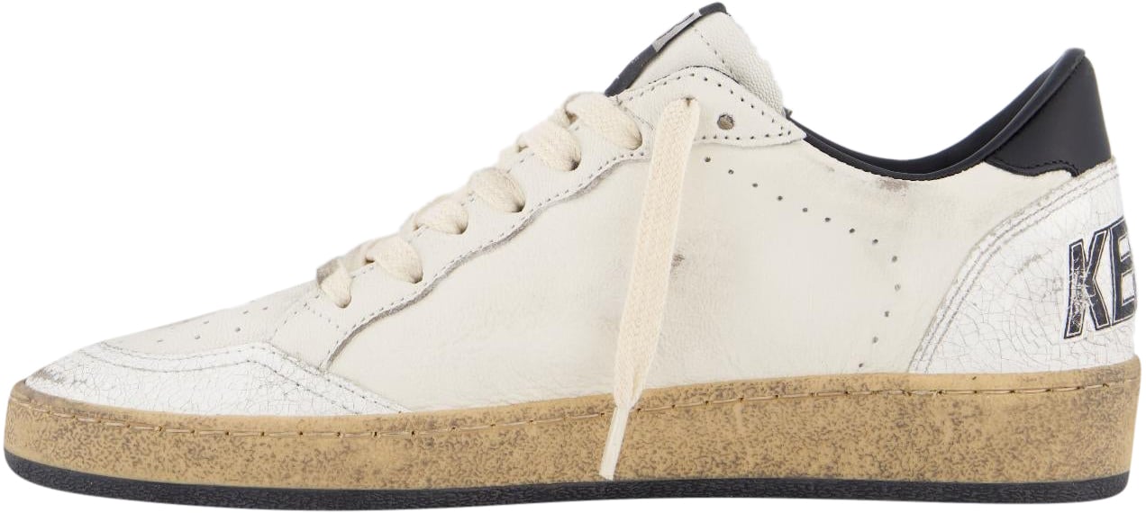 Golden Goose Dames Ballstar Sneaker Wit/Zwart Wit