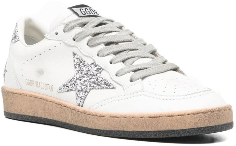 Golden Goose Sneakers White Silver Zilver