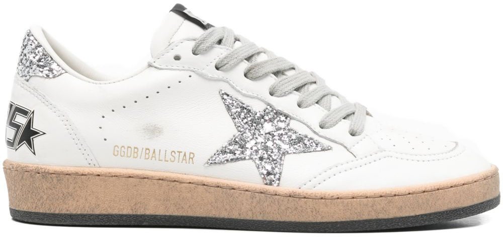 Golden Goose Sneakers White Silver Zilver