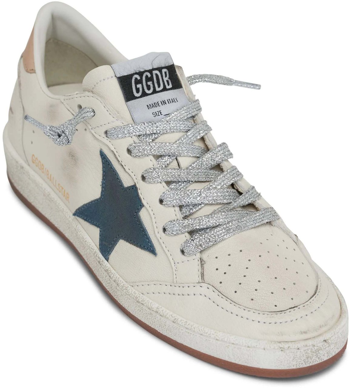 Golden Goose Sneakers Whitesmokebluepeach Oranje