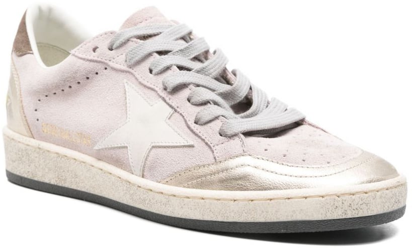 Golden Goose Sneakers Pinkplainummilklight Green Roze