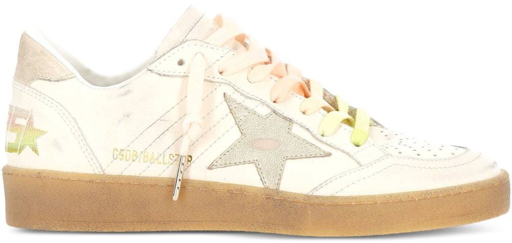Golden Goose Sneakers Whiteplatinumbeige Wit