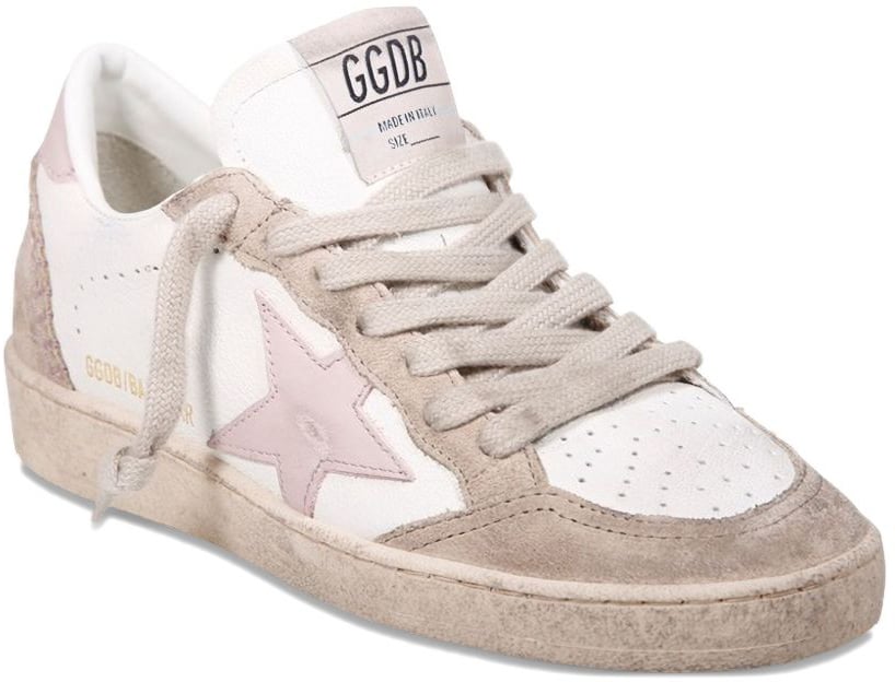 Golden Goose Sneakers Whitepinkbeige Wit