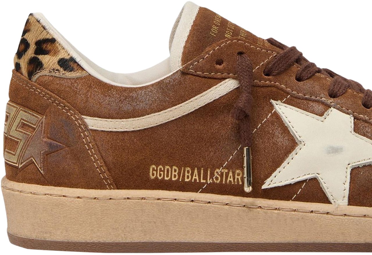 Golden Goose Dames Ballstar Bruin