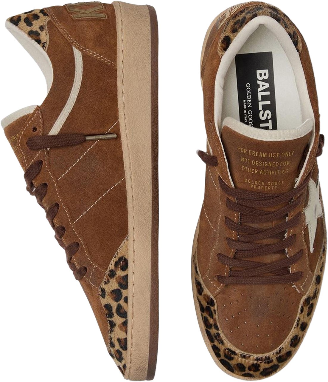 Golden Goose Dames Ballstar Bruin