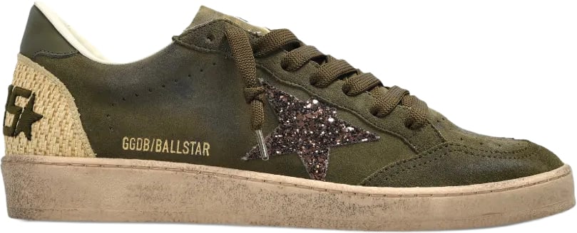Golden Goose Sneakers Olive Green/Beige Donkergroen