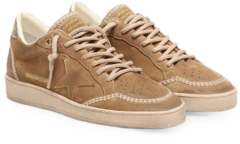 Golden Goose Sneakers Tobacco/Gold Beige