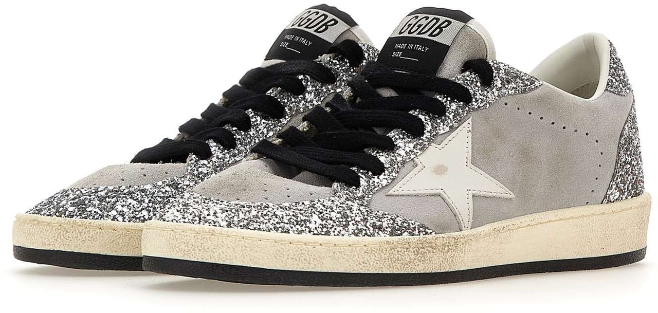 Golden Goose Sneakers Silver Zilver