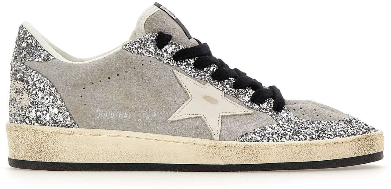 Golden Goose Sneakers Silver Zilver