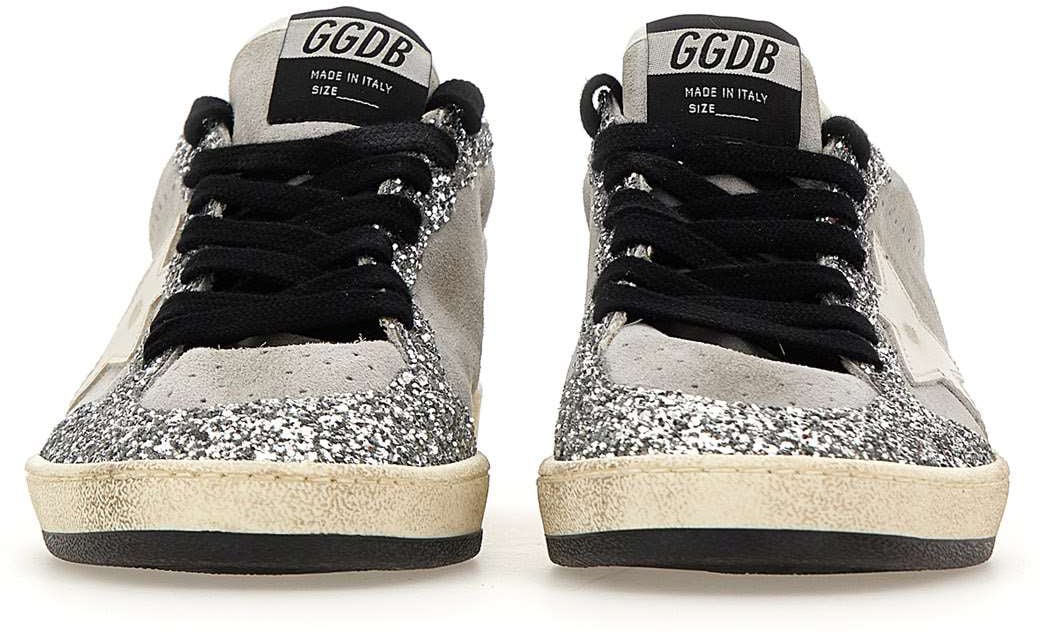 Golden Goose Sneakers Silver Zilver