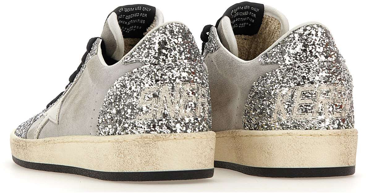 Golden Goose Sneakers Silver Zilver