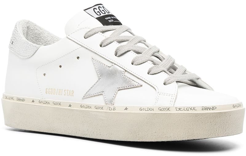 Golden Goose Sneakers Silver Zilver