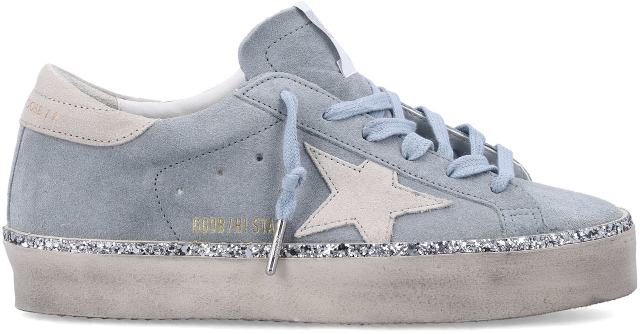 Golden Goose Hi Star Quarry Light Blue Light Grey Grijs