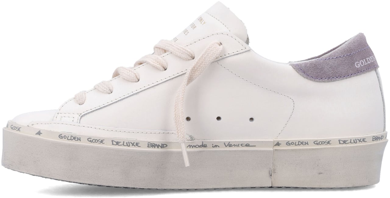 Golden Goose Hi Star White Lilla Lillac Divers