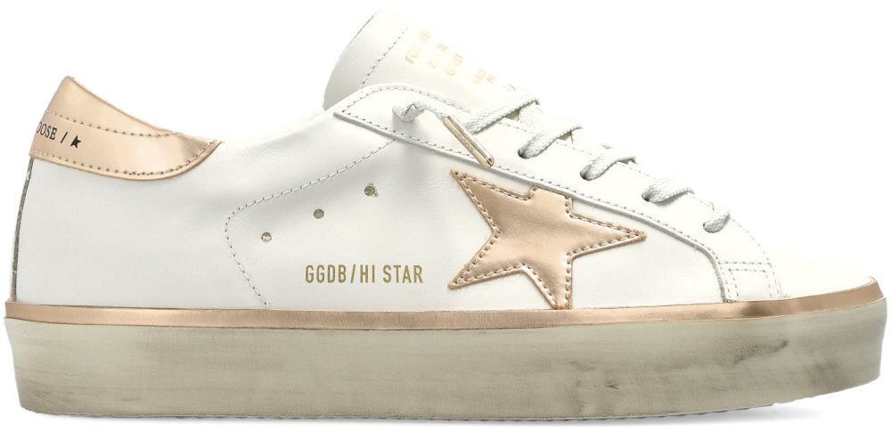 Golden Goose Sneakers White Taupe Taupe