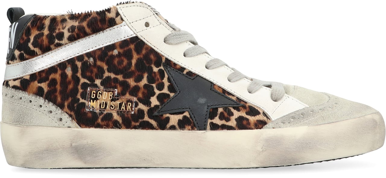 Golden Goose Mid Star mid-top sneakers Beige