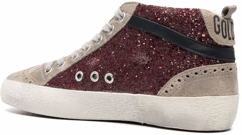 Golden Goose Sneakers Dark Red/Taupe/White/Black Maroon