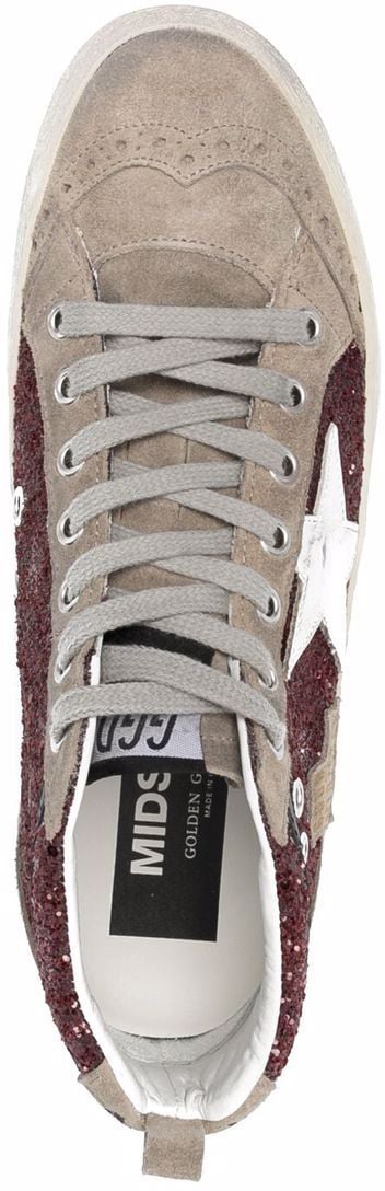 Golden Goose Sneakers Dark Red/Taupe/White/Black Maroon