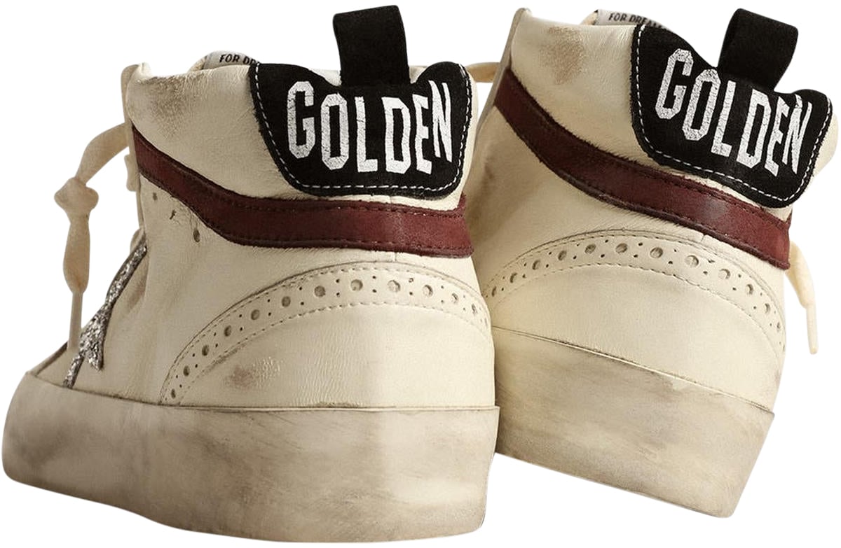 Golden Goose Dames Mid Star sneakers Wit