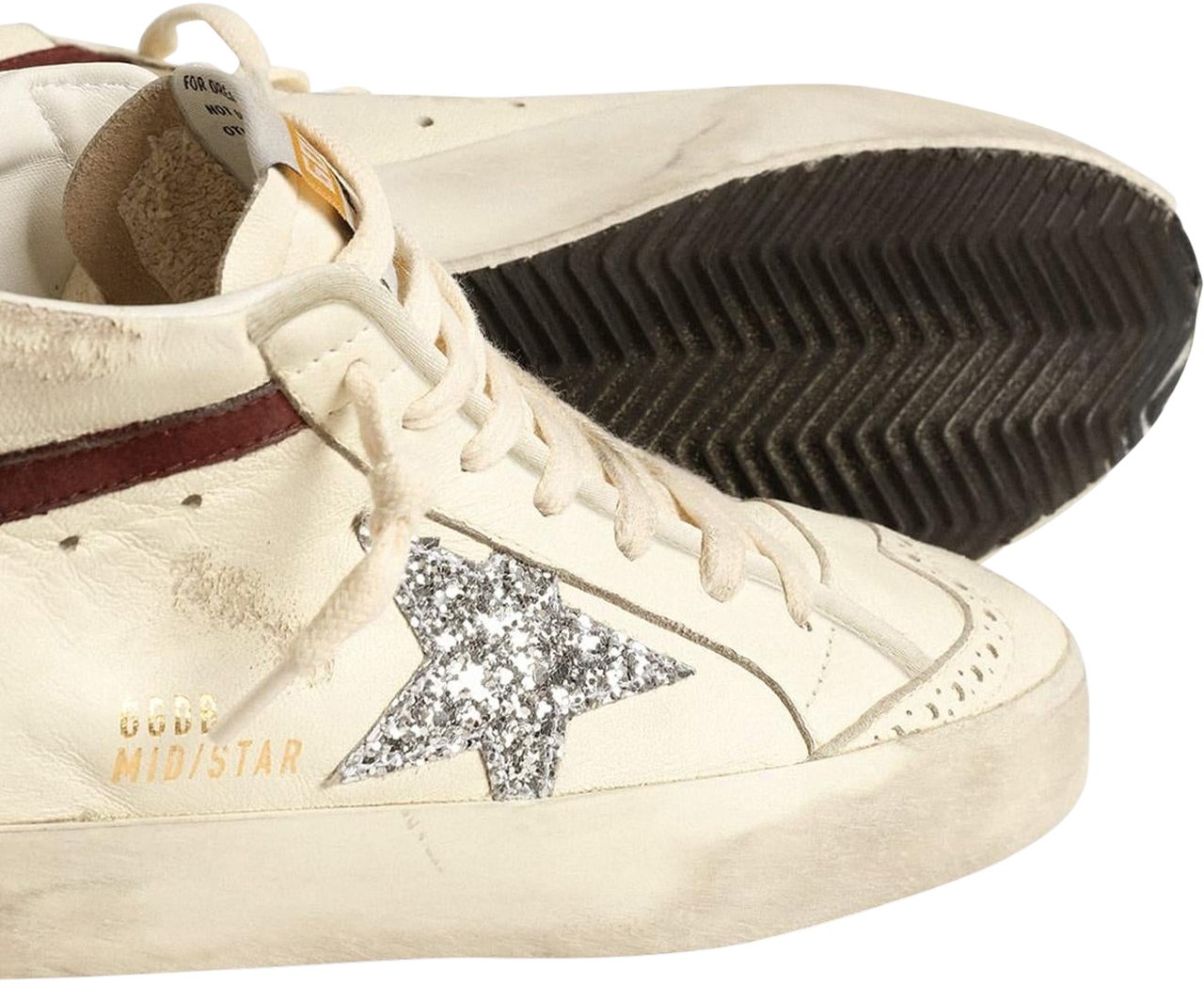Golden Goose Dames Mid Star sneakers Wit