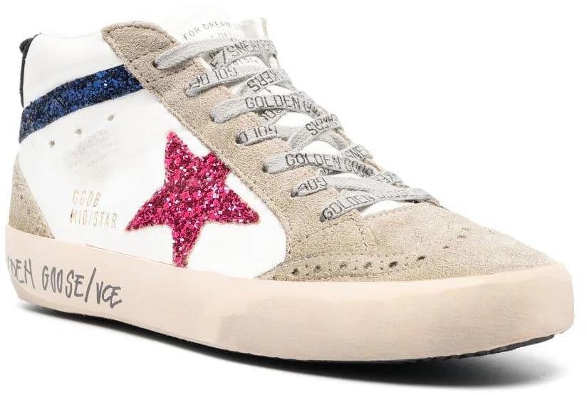 Golden Goose Sneakers Cream Brown Black Silver Brown Divers