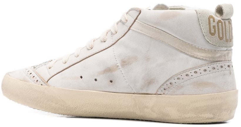 Golden Goose Sneakers Beige / Platinum Wit