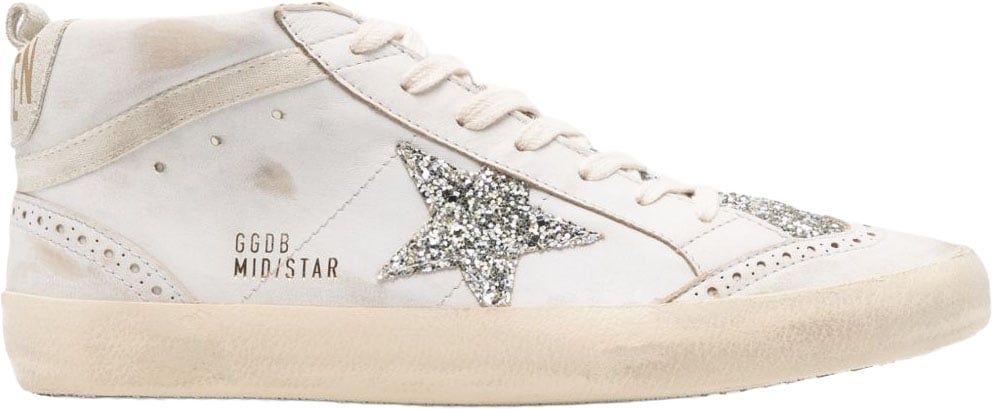 Golden Goose Sneakers Beige / Platinum Wit
