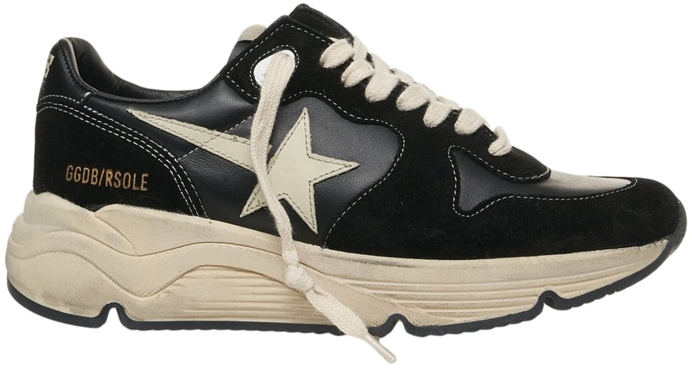 Golden Goose Sneakers 'Running Sole' Zwart