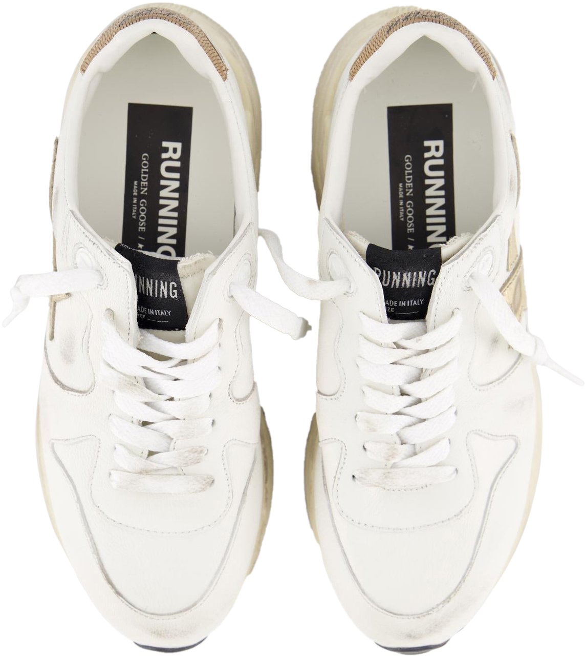 Golden Goose Dames Running Sole Wit