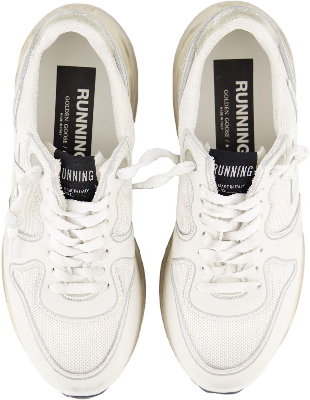 Golden Goose Dames Running Sole Sneaker Wit Wit
