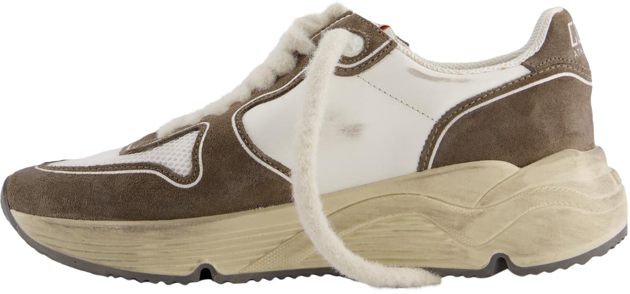 Golden Goose Dames Running Sole Sneaker Bruin Bruin