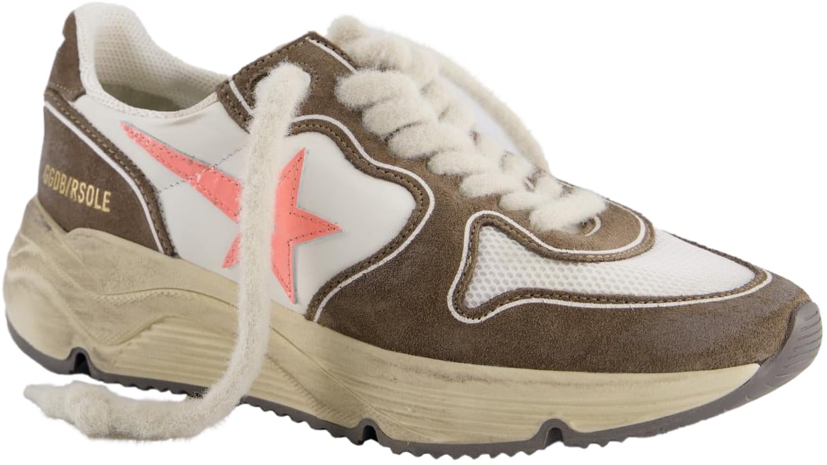 Golden Goose Dames Running Sole Sneaker Bruin Bruin