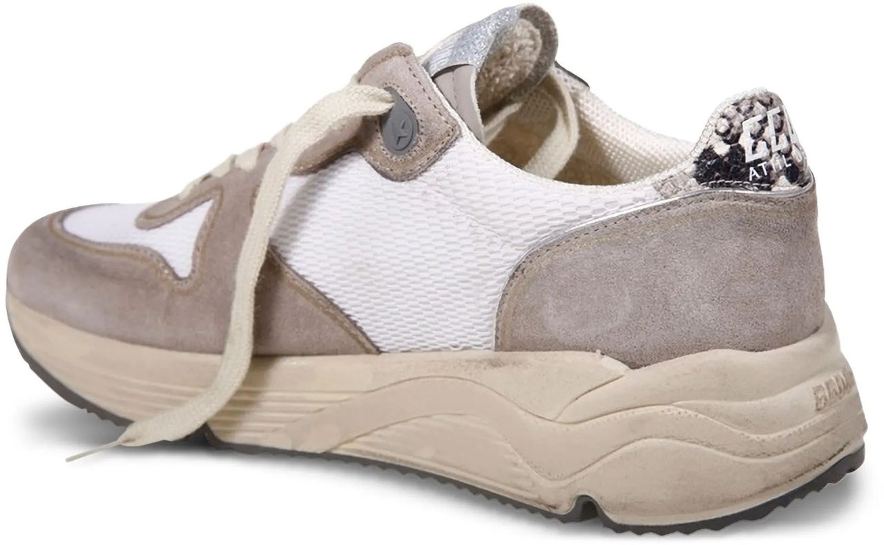 Golden Goose Sneakers Optic White/Grey/Rock Python Taupe