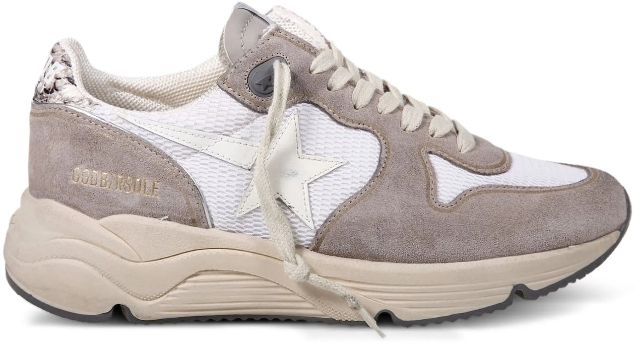Golden Goose Sneakers Optic Whitegreyrock Python Beige