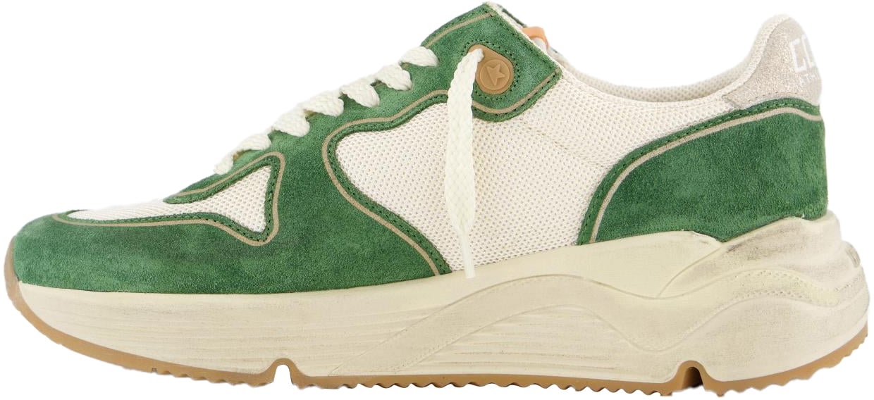 Golden Goose Dames Running Sole Sneaker Groen Groen