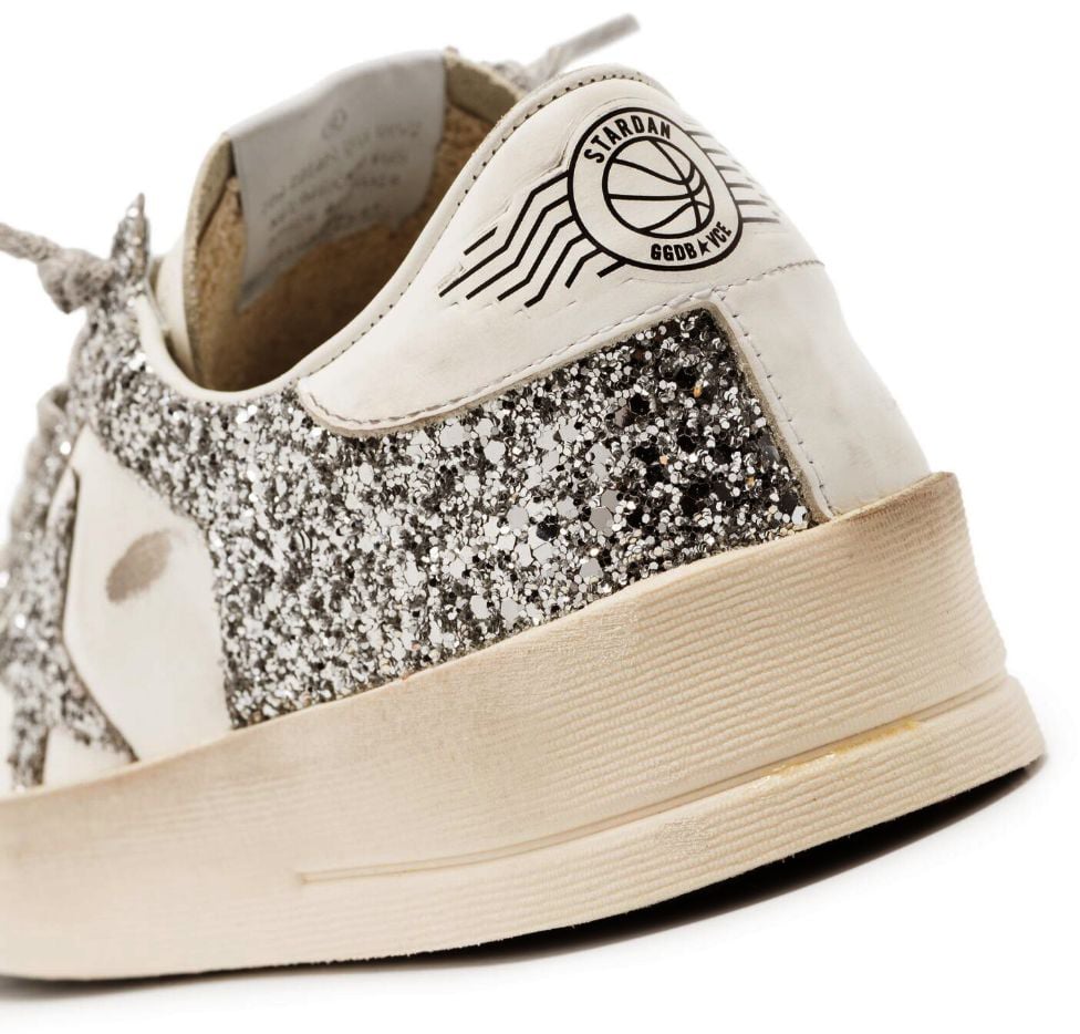 Golden Goose Sneakers Silver Zilver