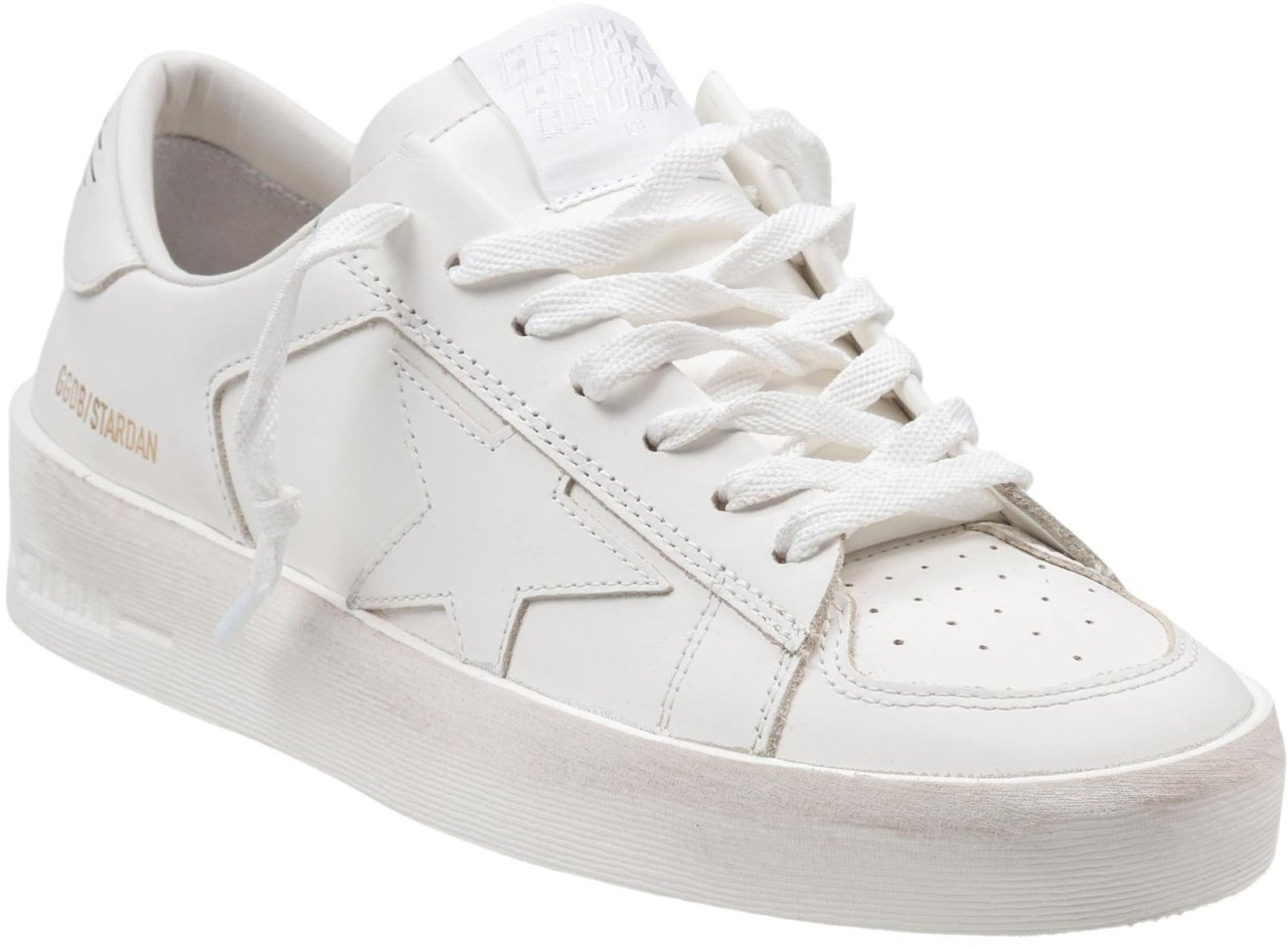 Golden Goose Golden goose stardan white leather sneakers Wit